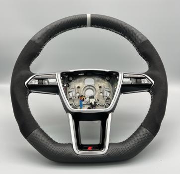 Audi A6 S6 RS6 A7 S7 RS7 4K C8 E-Tron GT Lenkrad neu beziehen